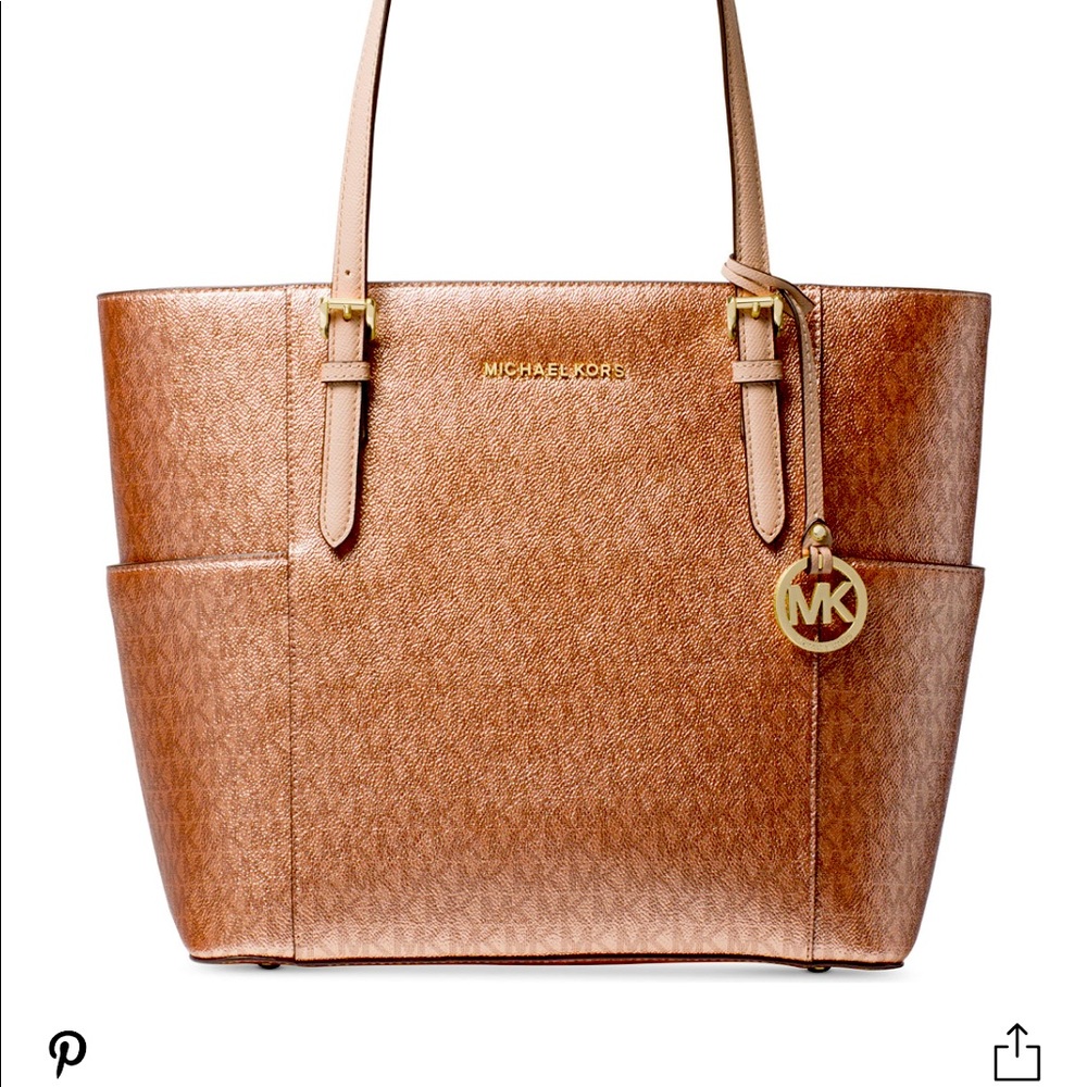 Michael Kors Large Jet Set Tote pink